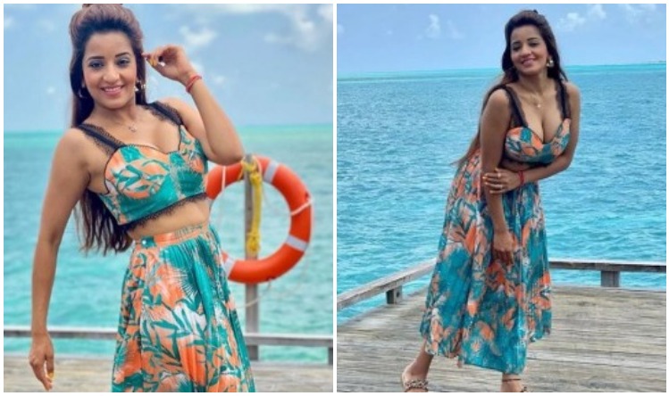 Monalisa Hot Look: मोनालिसा ने हॉट लुक में फ्लॉन्ट की कमर, पतली कमर देख फैंस बोले- ‘पागल बनइबे का रे पतरकी’