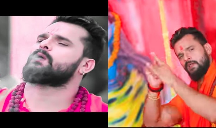 Bhojpuri cinema : शिव भक्ति में बौराए khesari lal ने दमभर फूंकी चिलम, एक्ट्रेस ने भी किया धुंआ-धुंआ…