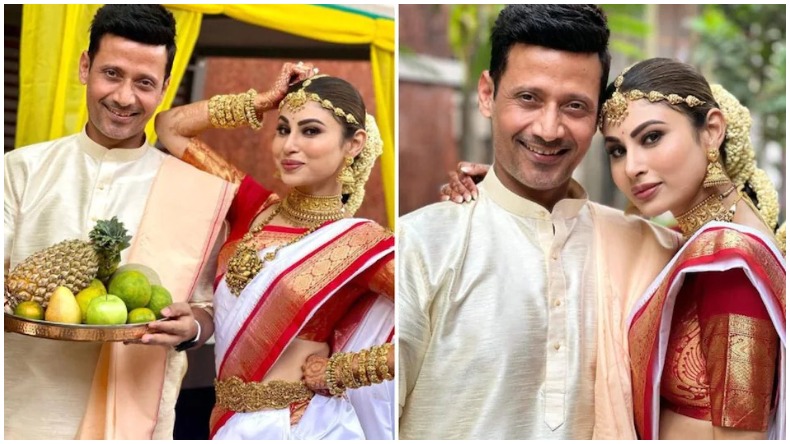 ऑरेंज कलर की ड्रेस में मौनी रॉय ने उड़ाए होश, जहर नहीं अदाओं से ली जान