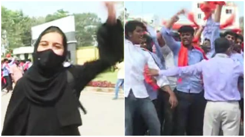 Hijab Row: कौन है चर्चा में आई हिजाब पहनी लड़की, जिसे AIMIM चीफ ने बताया बहादुर