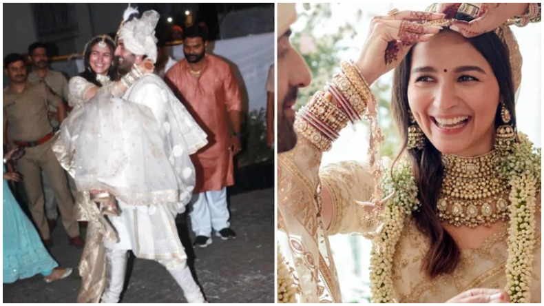 वेडिंग फोटो में आलिया रणबीर की किसिंग फोटो देख सोशल मीडिया पर भड़के लोग, किया ट्रोल