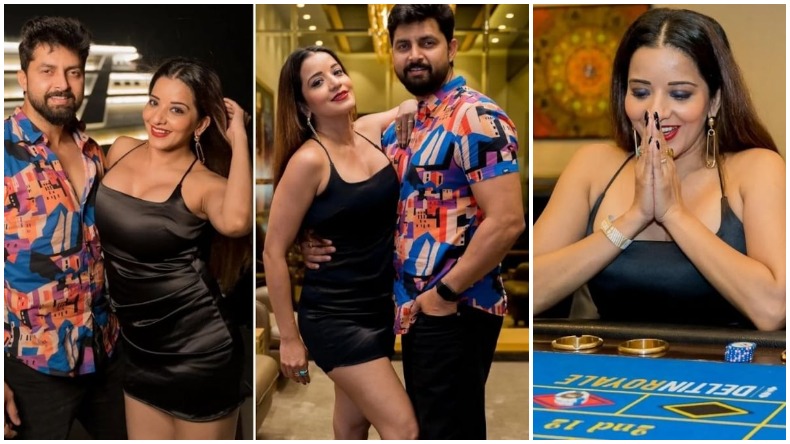 भोजपुरी : खुली सड़क पर मोनालिसा का फोटोशूट, बेहद कूल अंदाज़ में आई नज़र