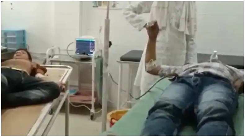 यूपी : संभल जिला अस्पताल में चौथी मंज़िल पर लगी आग