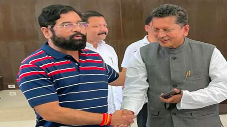 असम: गुवाहाटी के कामाख्या मंदिर पहुंचे एकनाथ शिंदे, फ्लोर टेस्ट के लिए मांगा आशीर्वाद