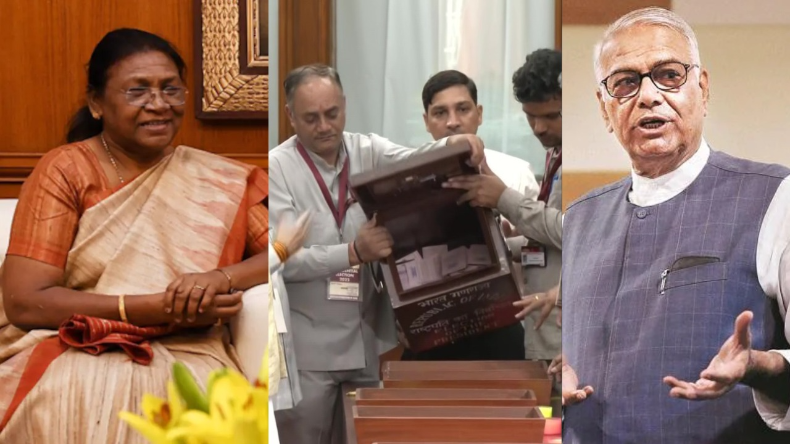 Droupadi Murmu Oath: राष्ट्रपति भवन से संसद भवन के लिए रवाना हुए रामनाथ कोविंद और द्रौपदी मुर्मू, कुछ ही देर में शपथ ग्रहण