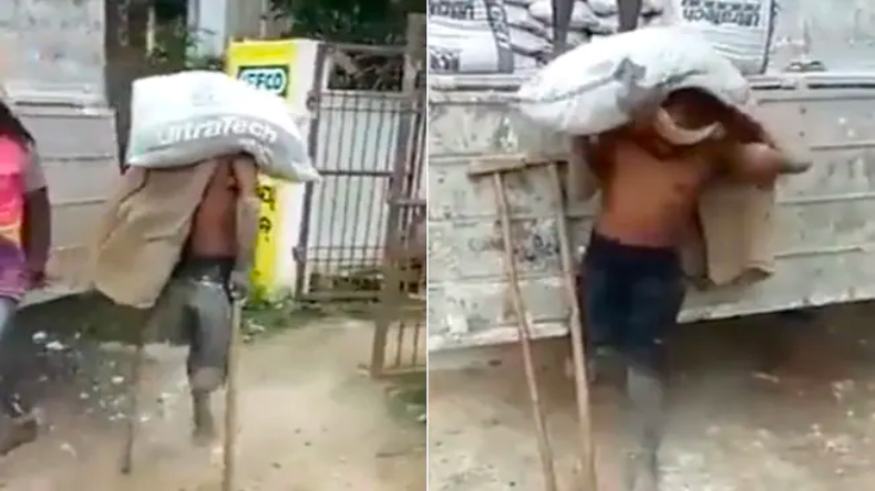 दूध पीती बच्ची को पेट से बांधकर ई रिक्शा चलाते हुए एक मजबूर पिता, दिल छू लेने वाली कहानी वायरल