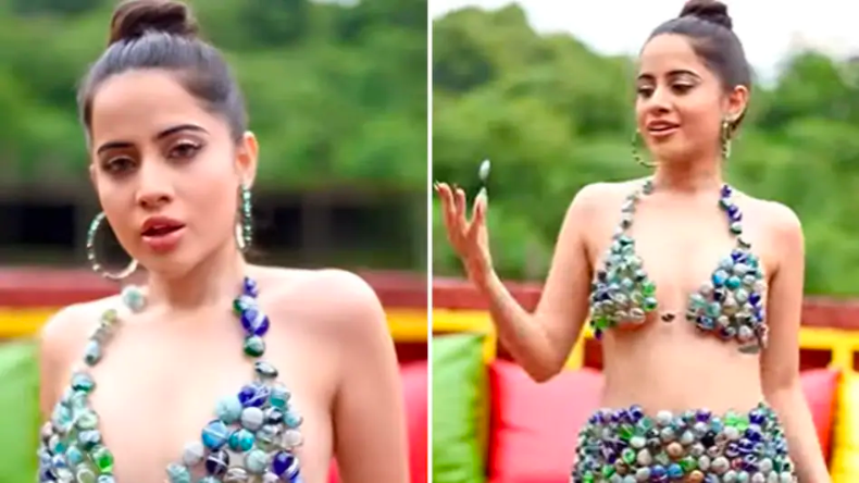मनोरंजन : Urfi javed हुईं टॉपलेस, बॉडी पर लगाया चांदी का वर्क