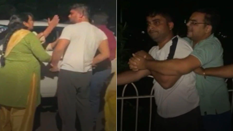 दो महिलाओं ने जमीन पर लेटा-लेटा कर एक दूसरे को पीटा, अब सोशल मीडिया पर वायरल हो रहा वीडियो