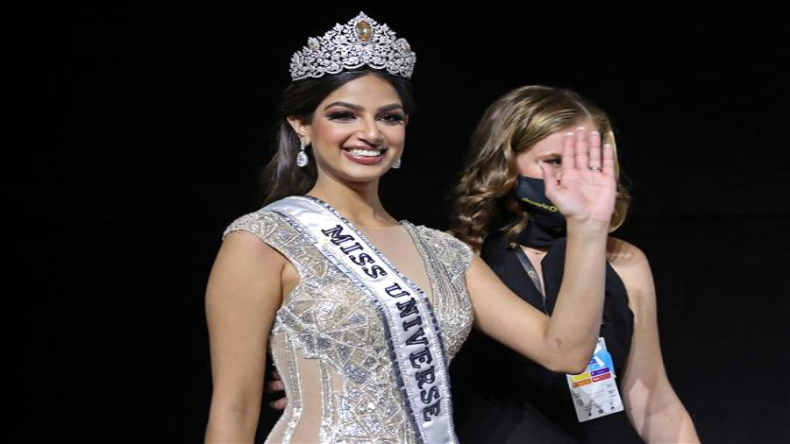 मिस यूनिवर्स 2023 : Harnaaz Sandhu की ड्रेस ने खींचा सबका ध्यान, भावुक हुई संधू