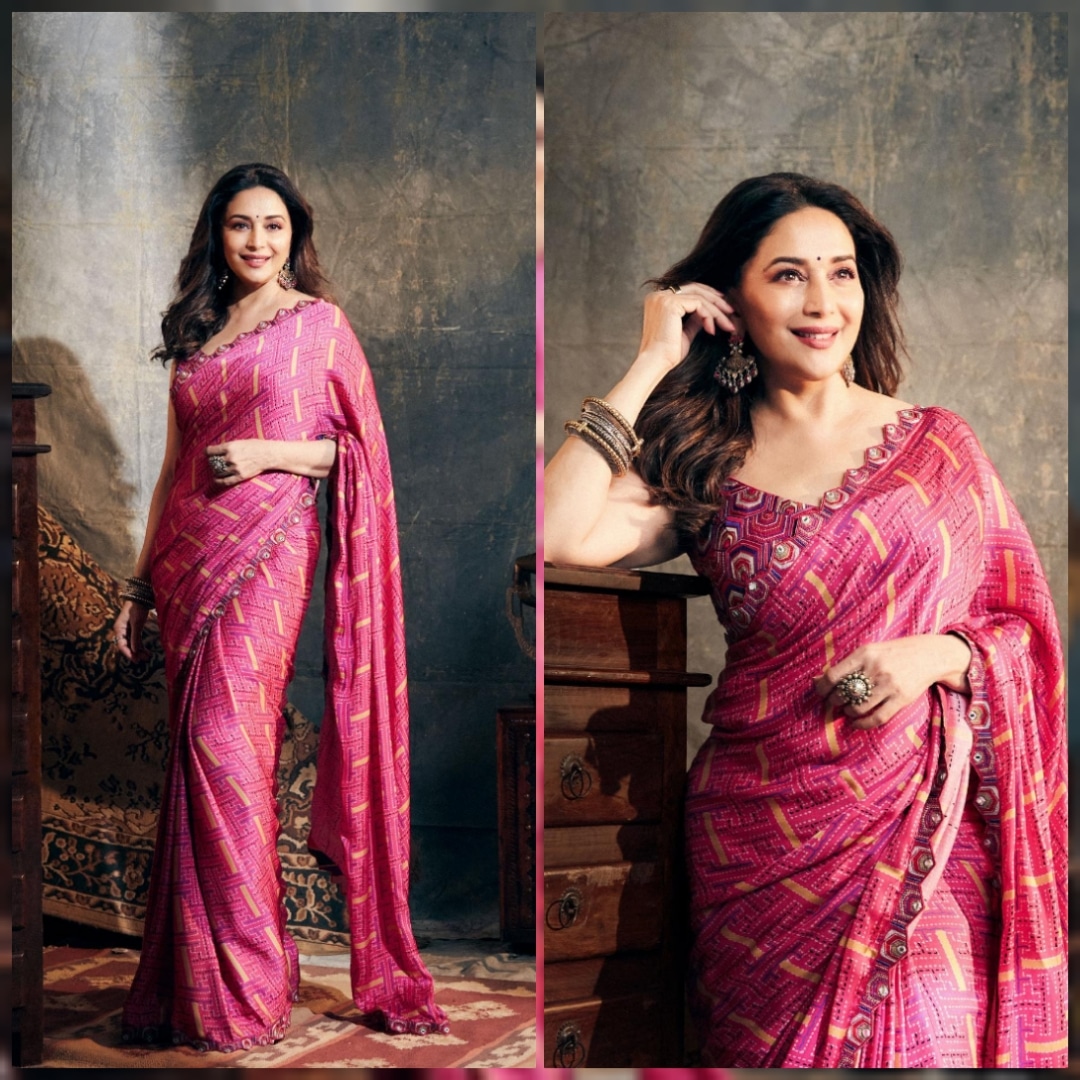 APPLE सीईओ संग नजर आईं Madhuri Dixit, अभिनेत्री ने खिलाया वड़ा पाओ तो टिम ने ऐसे किया रिएक्ट