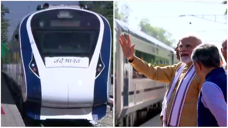 महाराष्ट्र: पीएम मोदी ने वंदे भारत एक्सप्रेस को दिखाई हरी झंडी, नागपुर और बिलासपुर के बीच चलेगी ट्रेन