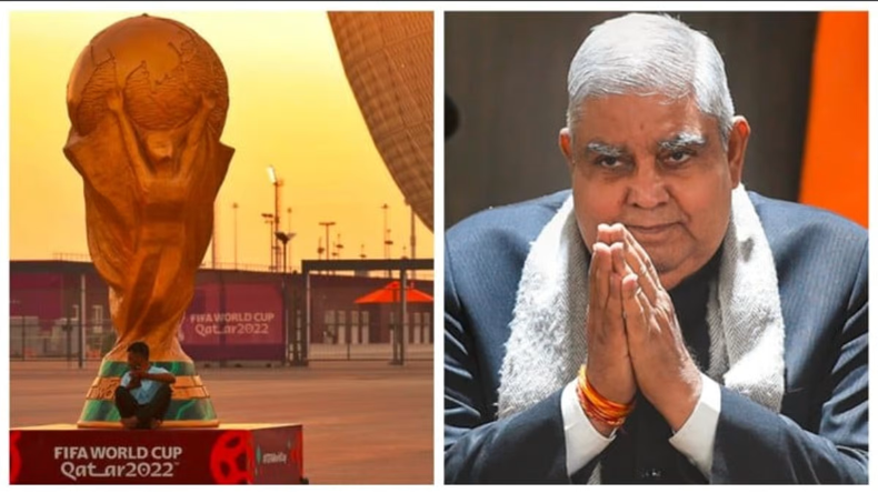उत्तराखंड: कैंची धाम पहुंचे उपराष्ट्रपति, पत्नी के साथ बाबा नीम करौली के किए दर्शन