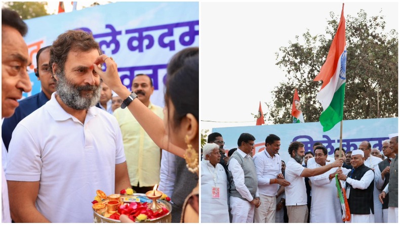 भारत जोड़ो यात्रा में शामिल हुए संजय राउत , फारूक अब्दुल्ला ने किया स्वागत