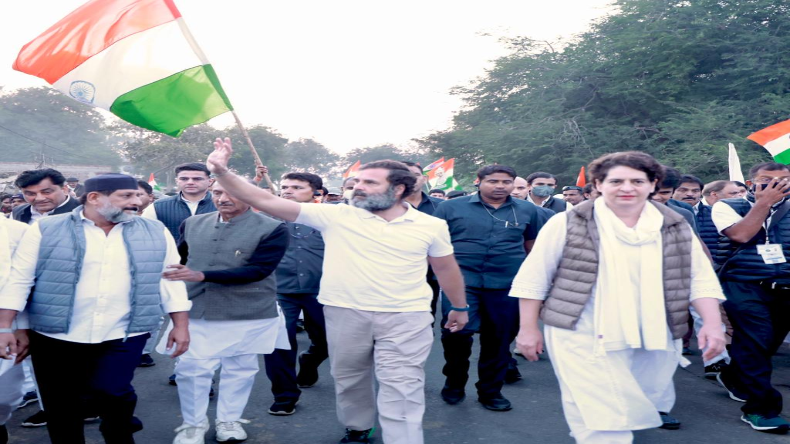भारत जोड़ो यात्रा में शामिल हुए संजय राउत , फारूक अब्दुल्ला ने किया स्वागत