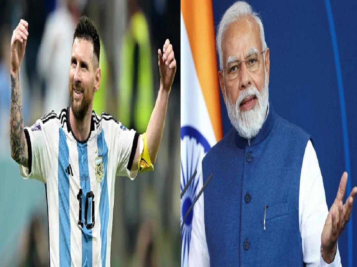 PM मोदी को तोहफे में मिली मेसी की जर्सी, प्रधानमंत्री ने दिया ख़ास रिएक्शन