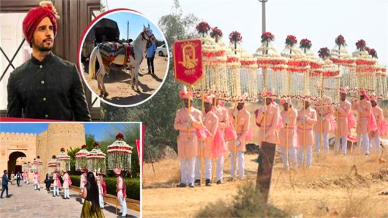 शादी के बाद जैसलमेर से दिल्ली पहुंचे सिद्धार्थ और कियारा, हुआ ग्रैंड वेलकम