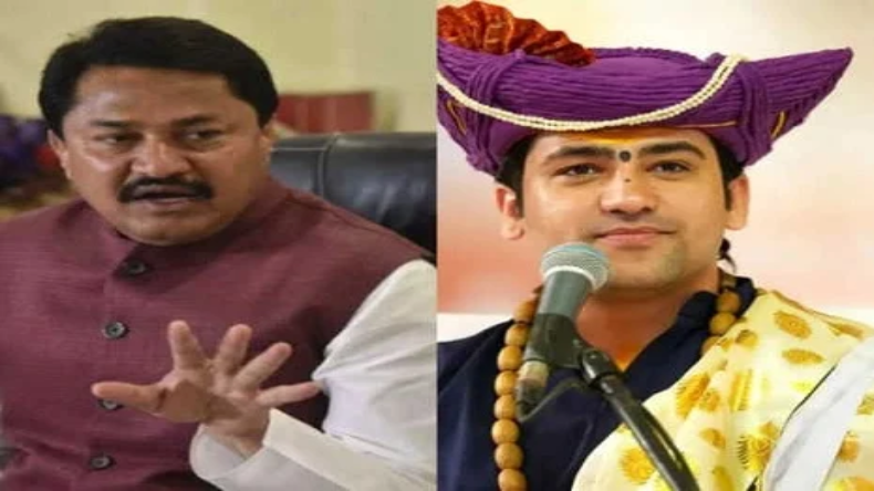 बागेश्वर बाबा से मिले असम के CM हिमंत बिस्वा सरमा, लिया आशीर्वाद