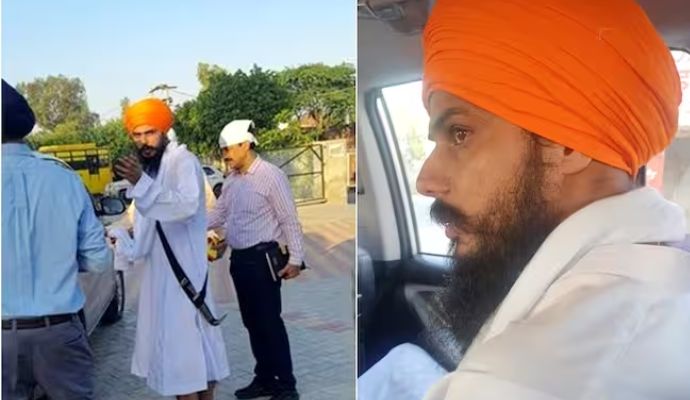 डिब्रूगढ़ जेल में बंद Amritpal Singh से मिलने पहुंची पत्नी किरणदीप कौर