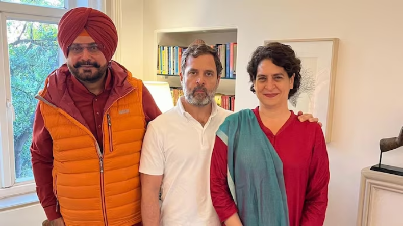 दिल्ली: धरने पर बैठे पहलवानों के समर्थन में जंतर-मंतर पहुंचे कांग्रेस नेता नवजोत सिंह सिद्धू