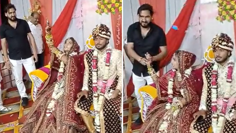 दूल्हे ने स्टेज पर किया कुछ ऐसा, दुल्हन ने जड़ दिया थप्पड़, वीडियो वायरल