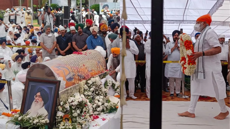 पंचतत्व में विलीन हुए प्रकाश सिंह बादल, लोगों ने नम आंखों से दी विदाई