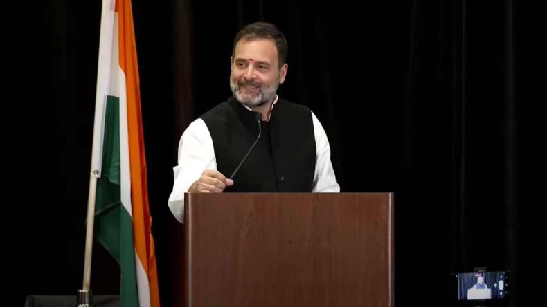 राहुल गांधी अमेरिका यात्रा पर, पहले संबोधन में जातिगत जनगणना जारी करने का संकल्प लिया