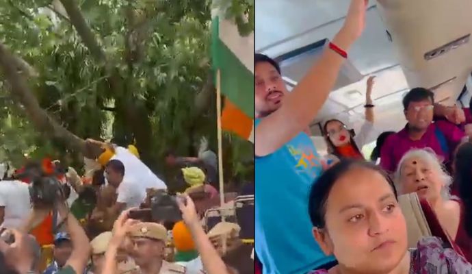 मणिपुर में इंटरनेट सेवाएं बंद, सैकड़ों लोगों ने किया विरोध प्रदर्शन