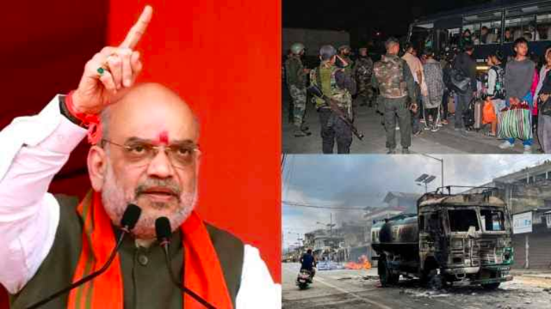 मणिपुर में नहीं थम रही हिंसा, अब इंफाल में केंद्रीय मंत्री के घर पर भीड़ ने किया हमला