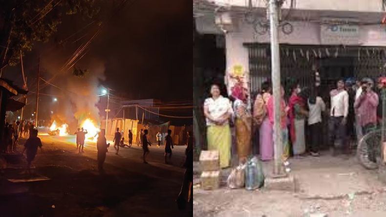 मणिपुर में नहीं थम रही हिंसा, अब इंफाल में केंद्रीय मंत्री के घर पर भीड़ ने किया हमला