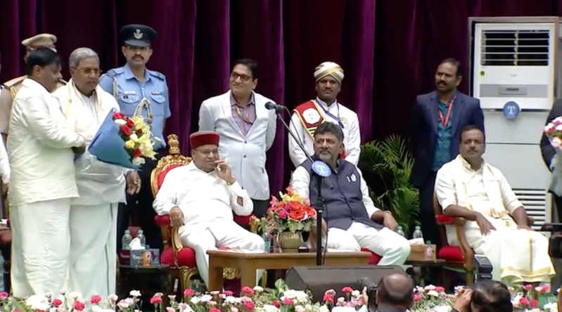 D.K. Shivakumar: कर्नाटक के उपमुख्यमंत्री डीके शिवकुमार शख्स को थप्पड़ मारने का वीडियो हुआ वायरल, की गई आलोचना