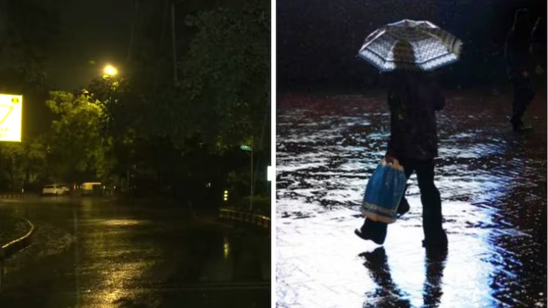 Delhi Rain: दिल्ली-NCR में झमाझम बारिश, सड़कों पर भरा पानी