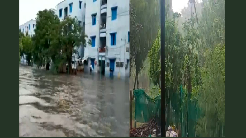Tamil Nadu में हो रही बारिश से कुछ स्थानों पर बनी बाढ़ की स्थिति, अलर्ट जारी