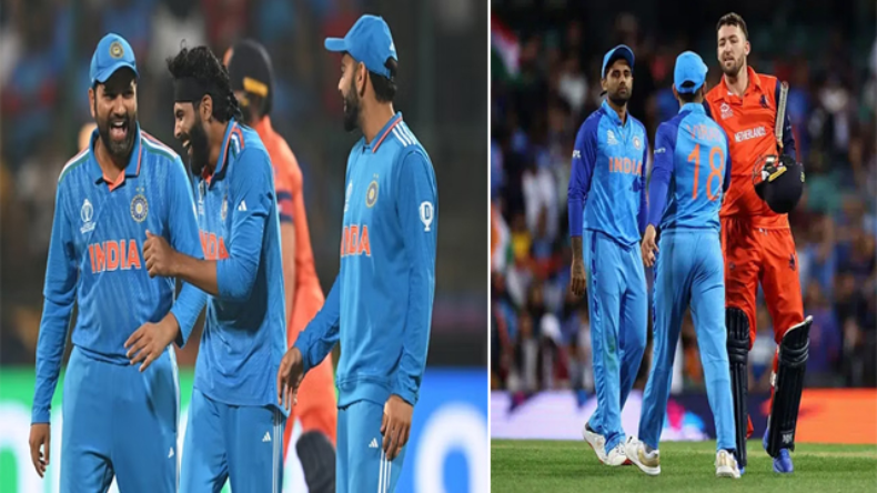 World cup: अंतिम लीग मैच में भारत के 9 खिलाड़ियों ने गेंदबाजी की, नीदरलैंड्स को 160 रनों से हराया