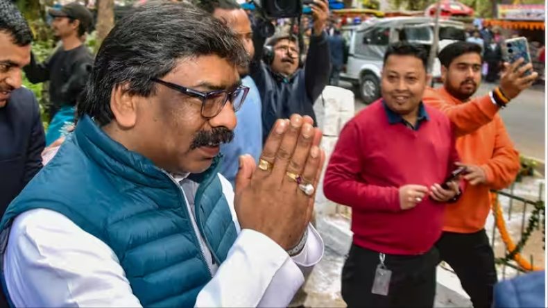 Hemant Soren: जमीन घोटाला मामले में सीएम हेमंत सोरेन से ईडी की पूछताछ जारी, सुरक्षा के कड़े इंतजाम