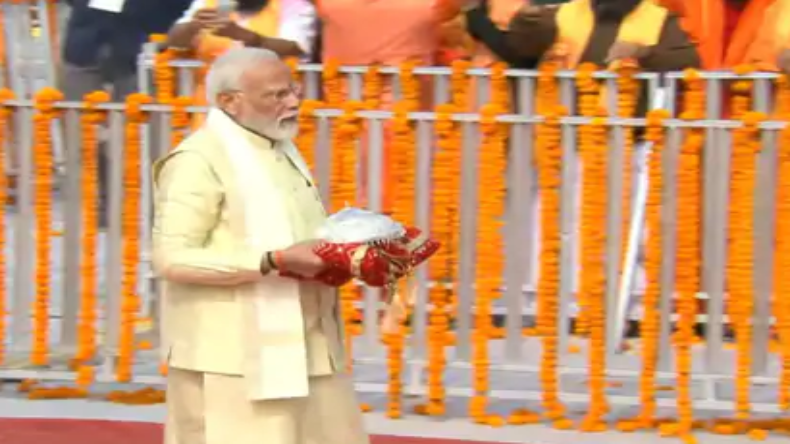 रामलला की प्रतिष्ठा कार्यक्रम में शामिल होने के बाद पीएम मोदी अयोध्या से दिल्ली रवाना