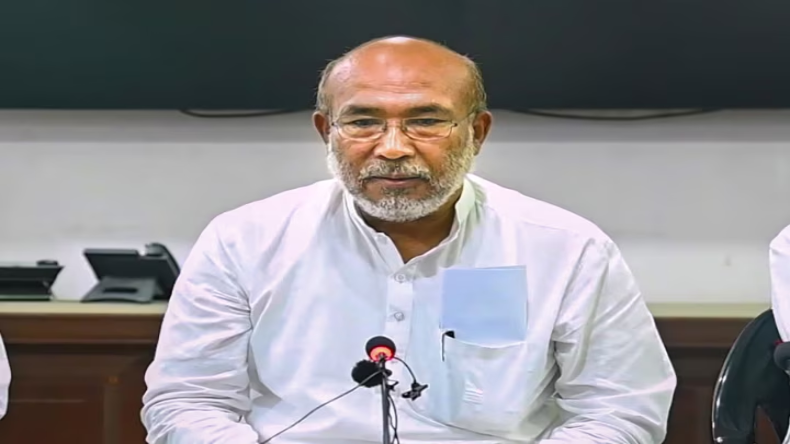 मणिपुर CM एन बीरेन सिंह के काफिले पर उग्रवादियों का हमला