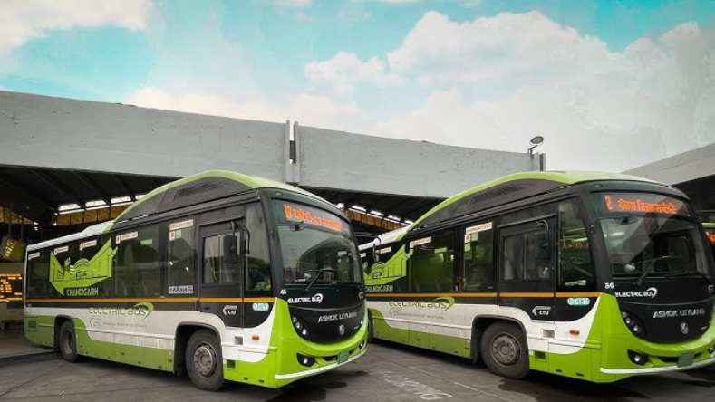 Electric Buses in Chandigarh: दो साल पहले चंडीगढ़ में शुरू हुई थी इलेक्ट्रिक बसें, अब तक 17 करोड़ से अधिक की बचत