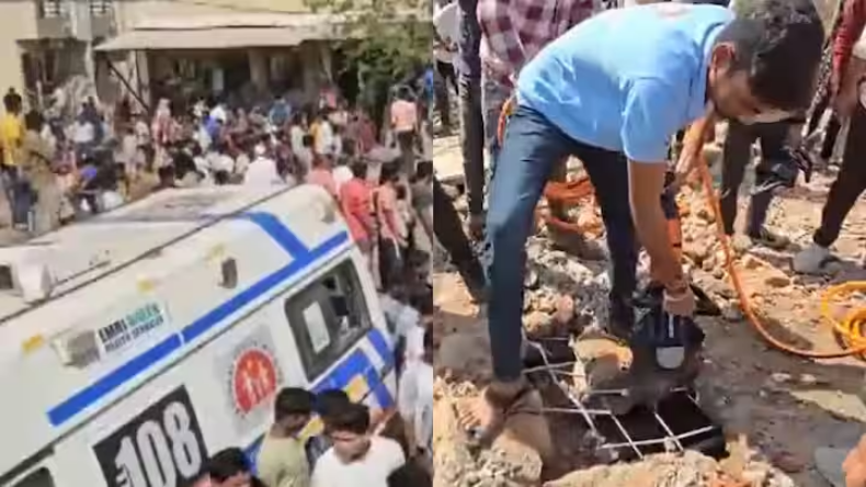 गुजरात में दर्दनाक हादसा, मिट्टी धंसने से 7 मजदूर की मौत, कई दबे