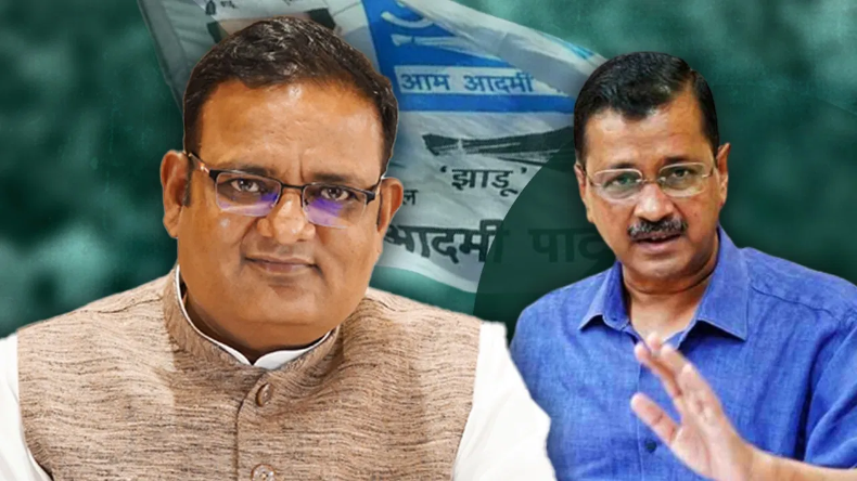 जेल में बंद केजरीवाल को बड़ा झटका, पूर्व मंत्री राजकुमार और MLA करतार सिंह बीजेपी में शामिल
