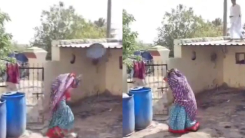 महिला के बालों में रेंगता दिखा सांप, वीडियो देखकर लोग हुए हैरान, देखें यहां….