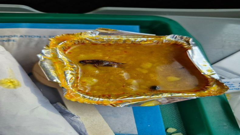 Post: वंदे भारत एक्सप्रेस के खाने में फिर निकला कॉकरोच, यूजर्स ने ऐसे लिए मजे