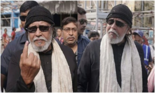Mithun Chakraborty: मिथुन चक्रवर्ती के वोट डालने का वीडियो हुआ वायरल, धूप में अपनी बारी का इंतजार करते आए नजर