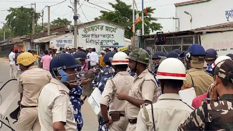 बंगाल में वोटिंग वाले दिन मचा बवाल, TMC पर पहले बमबाजी और फिर हिंसा का लगा आरोप