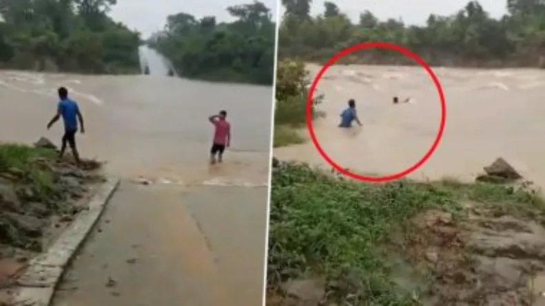 बेड पर सोया हुआ था शख्स, तभी भींग गया पैंट, ऐसा आखिर क्या हुआ, देखें वीडियो में…