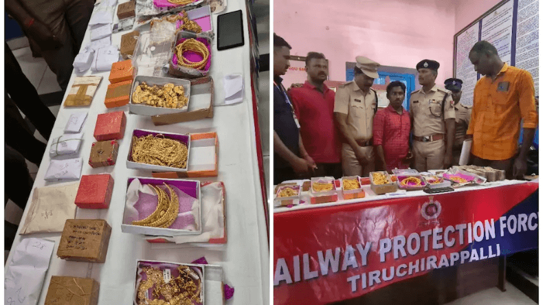 रेल यात्री के सूटकेस में मिला गोल्ड ही गोल्ड, 1.89 करोड़ का माल जब्त