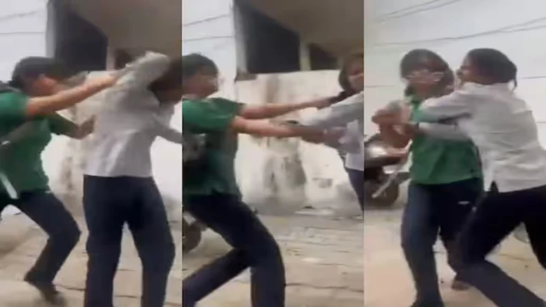 VIDEO: फोन के चक्कर में महिला का हुआ एक्सीडेंट, ऐसी बेवकूफी देखकर लोग हुए हैरान, देखें वीडियो