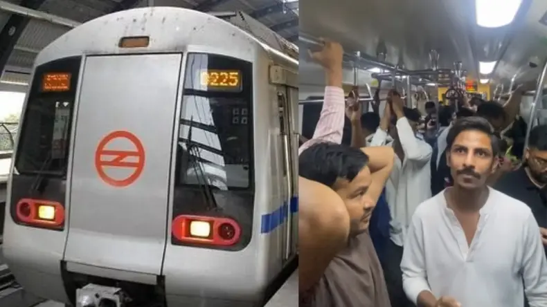 दिल्ली मेट्रो में छिड़ी जंग, सीट को लेकर ऐसा झगड़ा नहीं देखा होगा! देखें Viral Video