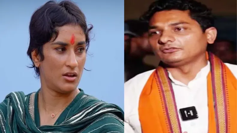 पहली बार विधानसभा पहुंचीं विनेश, शपथ लेते ही लगाया ये नारा
