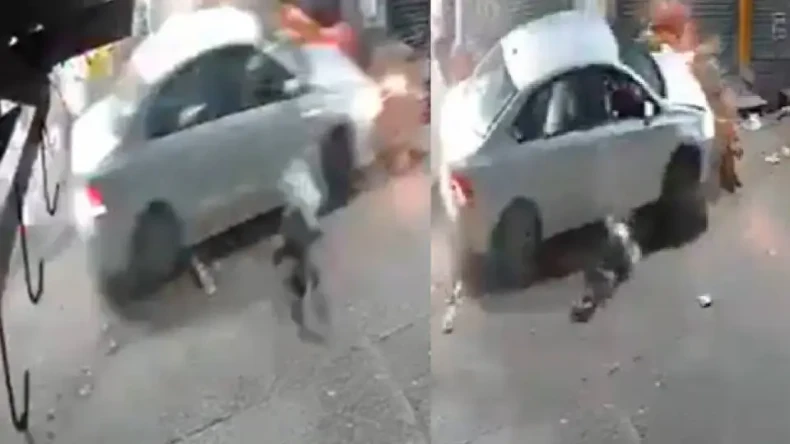 तेज रफ्तार कार बनी बुलेट ट्रेन, दो बाइक सवारों को मारी टक्कर, वीडियो देखकर कांप जाएगी रूह!