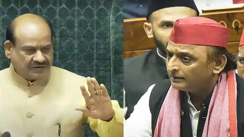 आपके कमिटमेंट का कोई जवाब नही, संसद में अखिलेश यादव ने ओम बिरला के लिए मजे